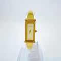 Gucci 1500L Women's Bangle Watch Quartz Gold Dial Gold